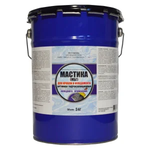 Мастика Битумная Гидроизоляционная МБГ 5кг (ХозДвор) *96/108