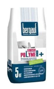 Шпатлевка финишная полимерная Finish Polymer 5кг Bergauf 1уп=108шт