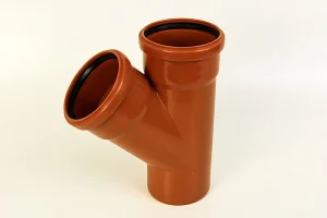Тройник ПП 110х110х45гр наружный оранжевый  1 25