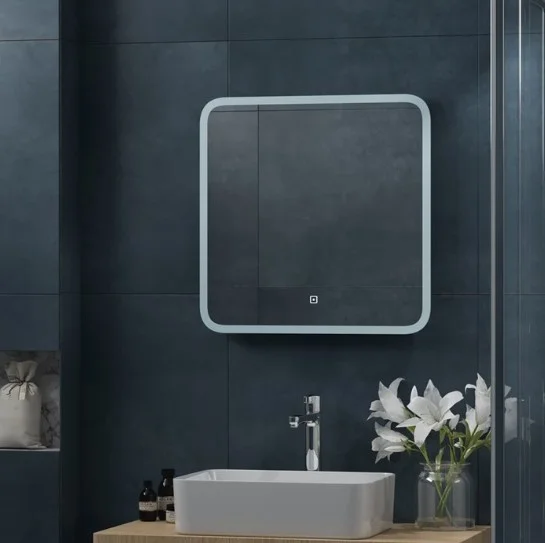 Зеркало с подсветкой Agata Bruno LED 600x600мм с сенсором ЗЛП164 (ЗЛП2164)