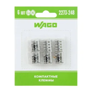 Клемма соединительная 8-и проводная (упак 6 шт) 2273-248 07-5145-06 Wago