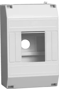 Бокс ОП КМПн 1/4 "Krepta 3" для 2-4-х авт. выкл. IP30 белый MKP31-N-04-30-135 IEK