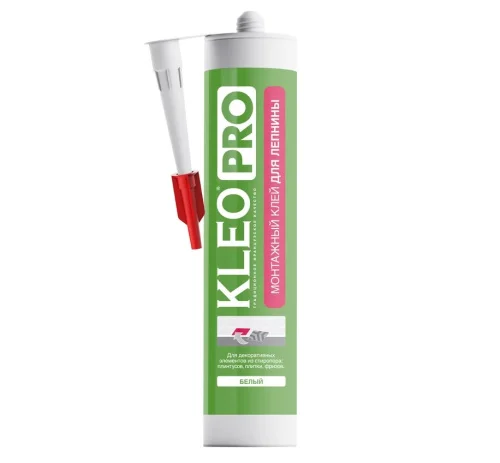 Клей монтажный  Для лепнины  белый KLEO Pro 420гр  1