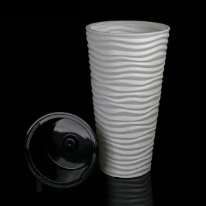 Кашпо для цветов Idea Дюна М3402 Белый 42л d340мм