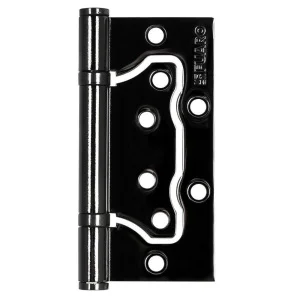 Петля без врезки универсальная FUARO IN4500W-BL BL черный матовый (500-2BB/BL 100x2,5) БЛИСТЕР *1/80