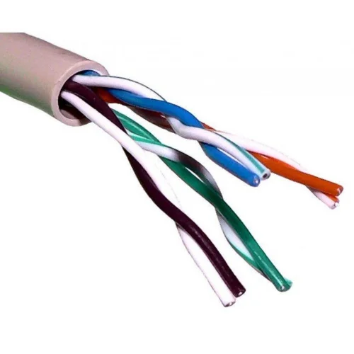 Кабель витая пара U UTP кат.5e 4х2х24AWG solid CU PE OUTDOOR черн. 01-0045 (Rexant)  305