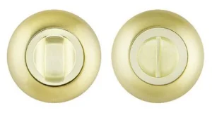 Ручка поворотная FUARO BK6 RM SG/GP-4 золото матовое