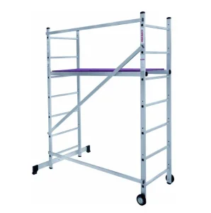 Вышка-тура 7 ступени 2 секции ширина 500мм алюминиевая Новая Высота NV 1411 1411207 *1