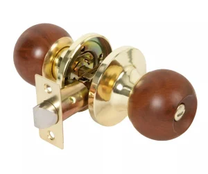 Ручка-защелка PUNTO DK672/BL WD-BK 49505 с фиксатором дерево