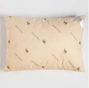 Подушка "Этель", подстёжка — верблюжья шерсть, 50х70 см, тик