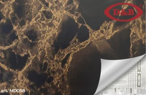 Пленка самоклеящаяся 0,45х8м мрамор черный 0058М  1 20