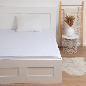 Простыня Этель Hotel 150х215± 3см 100% хлопок страйп-сатин 3х3 7729711 *1