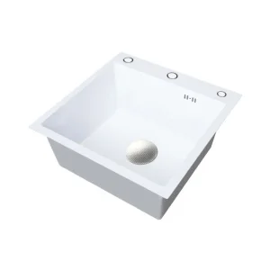 Мойка нерж. сталь "Knois" 500х500х220мм толщ. 0,8мм белая KN505003 (Dikalan) *1