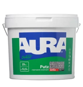Декоративная штукатурка Aura Putz Dekor шуба 1,5 мм 8,0кг