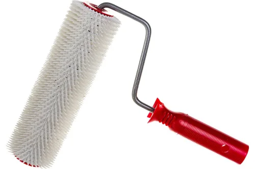 Валик игольчатый 72х240мм, бюгель 8мм, для наливных полов, полипропилен 03952-24  1