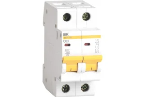 Выключатель автоматический модульный 2п C 63А 4.5кА ВА47-29 MVA20-2-063-C IEK