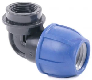 Отвод ПНД компрессионный с внутренней резьбой 25х1 2  (120 30)