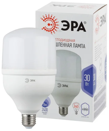 Лампа Е27 колокол 30Вт 2400Лм 6500К LED POWER T100-30W-6500-E27 Б0027004 (Эра)  1 20