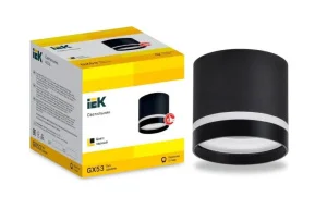 Спот потолочный накладной 4016 LT-UPB0-4016-GX53-1-K02 черный IEK