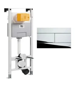 Инсталляция OLI 120 ECO mechanic с кнопкой Slim хром глянец 879236mSL00