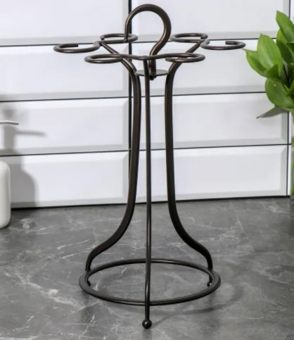 Сушилка для бокалов, на 6 бокалов, цвет коричневый   5171400  1