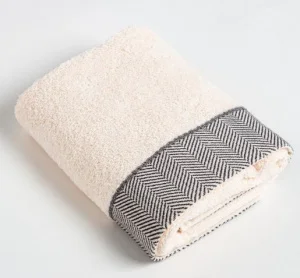 Полотенце махровое Love Life «Бриз» 50х80 см, чёрный, 100% хл, 500 гр м2 6830764  1