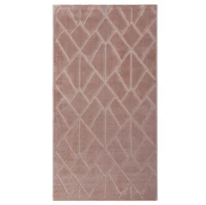 Ковер SOFT 80х150см дизайн J744A PINK/PINK