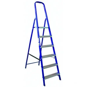 Стремянка 6-ти ступ.124/198см (63-0-106)