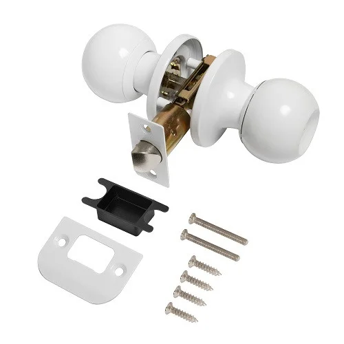 Ручка-защёлка Punto DK672 BL WH-BK фик. белый 49503  1