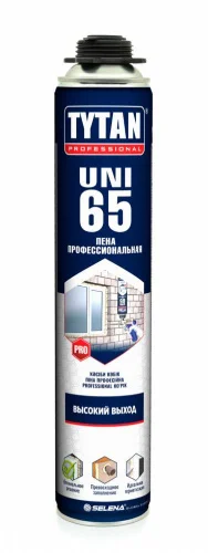 Пена монтажная 65 UNI Professional 750мл 16968 30217 (Tytan)  12 672