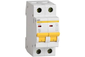 Выключатель автоматический модульный 2п C 20А 4.5кА ВА47-29 MVA20-2-020-C IEK