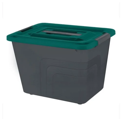 Ящик для хранения  Bergen Fjord  52л 565х385х360мм с лотком вулканический базальт PT657311026  1