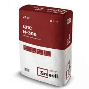 Смесь цементно-песочная Smesit М-300 ЗИМА 25кг