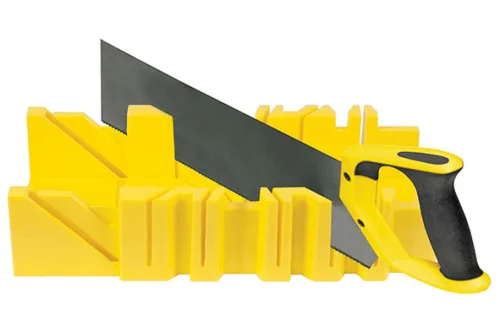 Стусло пластиковое с пилой 350мм желтое Fit 41263  1