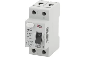 Устройство защитного отключения (УЗО) 1P+N 16А 30мА ВД1-63 Pro NO-902-26 Б0031875 Эра