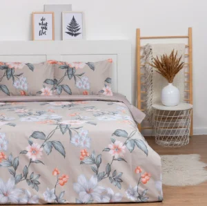 Постельное белье LoveLife евро Флора 200х217см 225х240cм 50х70см-2шт 100%хлопок сатин 125г/м² 9082484