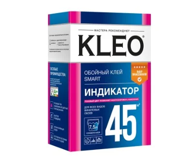 Клей для бумажных и виниловых обоев KLEO Indicator 7-9 200гр  1