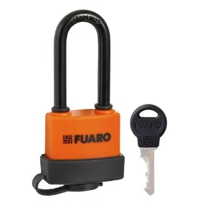 Замок навесной FUARO PL-WEATHER-3640 LS 3key (PL-3640 LS) удл. дужка, англ. блистер  6