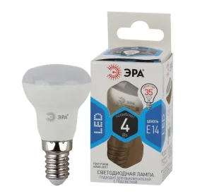 Лампа Е14 рефлектор 4Вт STD LED R39-4W-840-E14 нейтральный белый свет Б0020555 (Эра)  1