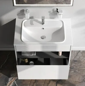 Тумба для ванны AM.PM Func 80 M8FFUX0801WG  белый глянец