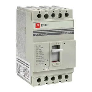 Выключатель автоматический 3п 125/80А 25кА ВА-99 PROxima mccb99-125-80 EKF