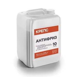 Добавка противоморозная КРЕПС Антифриз строительный 10 л