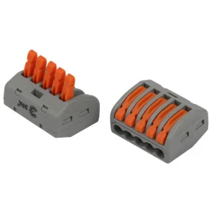 Клемма монтажная 5-проводная упак 2шт NO-225-423 Эра Б0067931  1