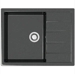 Мойка иск. камень "Катрин" 645х505х218мм черный Granit Z151Q4 (BERGG) *1
