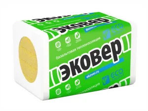 Теплоизоляция Эковер Стандарт 1000х600х100мм/6шт (50кг/м3) 1уп=0,36м3/3,6м2