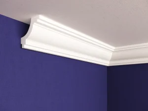 Плинтус потолочный экструзионный С30 45 2м (41х41мм) Солид  1 80