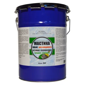 Мастика Битумная Изоляционная МБИ 5кг (ХозДвор) *96/108