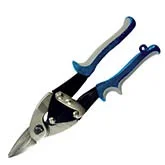 Ножницы по металлу 250мм прямой рез двухкомпонентные ручки для тонкого металла РемоКолор 19-6-401  1