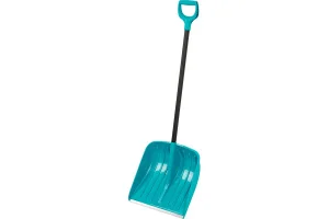 Лопата для уборки снега, полипропилен, 450х450х1355 мм, алюминиевый черенок, LUXE// Palisad