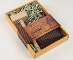 Набор кухонный  Охотник ,варежка-прихватка 20х28см, молоток деревян.   4654928  1